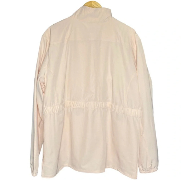 ✨NWT Hang Ten Pink UPF 50+ Water Repellant Hybrid Rain Jacket Plus Size XXL - Picture 10 of 11